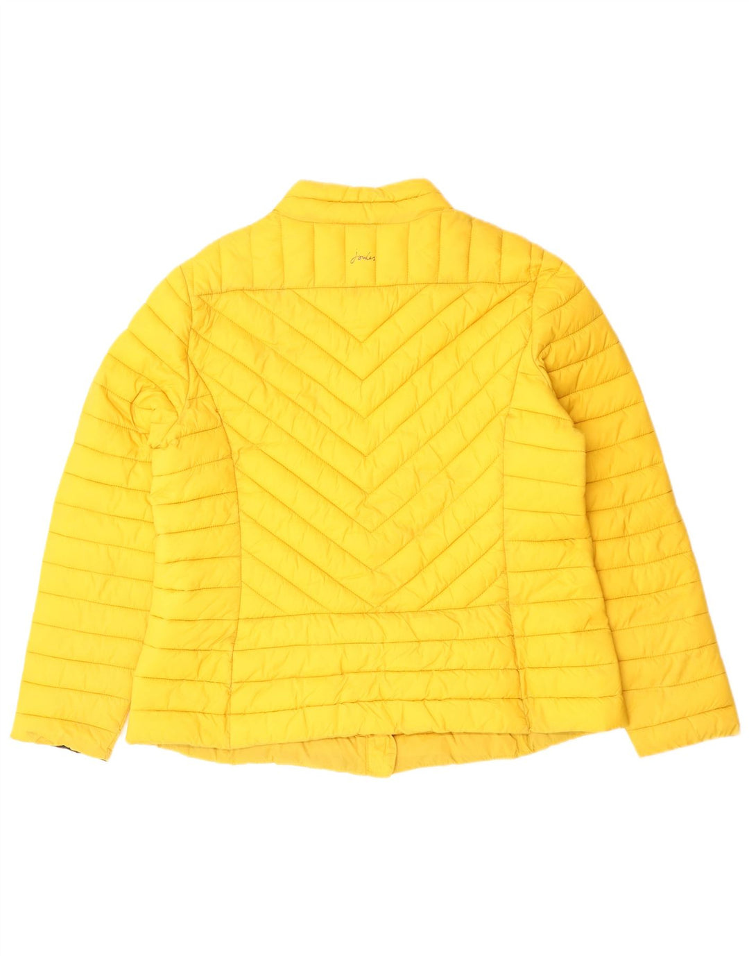 Jaqueta acolchoada feminina JOULES UK 18 XL poliamida amarela