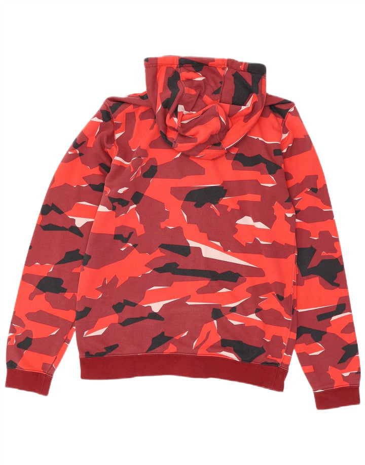 NIKE Masculino Eintracht Frankfurt Zip Hoodie Suéter Médio Borgonha