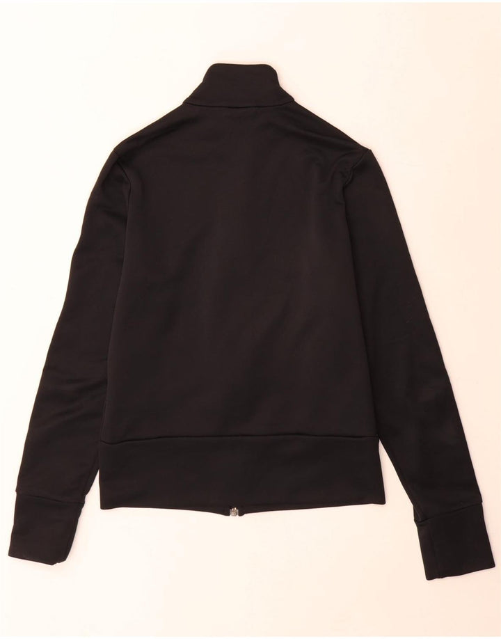 Adidas Womens Full Tracksuit UK 10 Pequeno Poliéster Preto