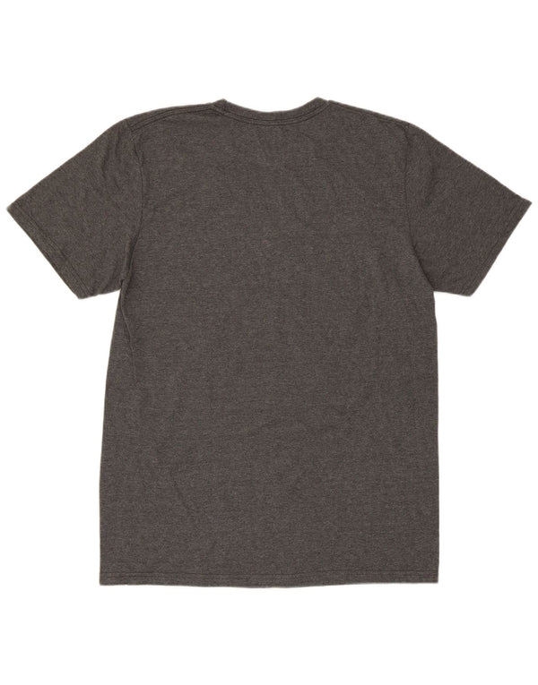 Camiseta Adidas Masculina Regular Graphic Top Cinza Médio Algodão