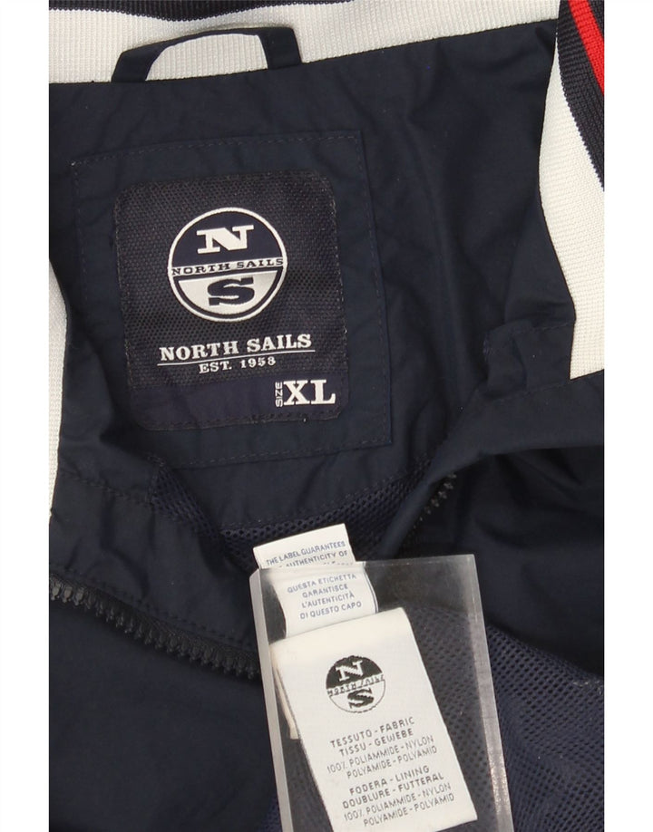 Jaqueta bomber masculina North Sails UK 42 XL azul marinho poliamida
