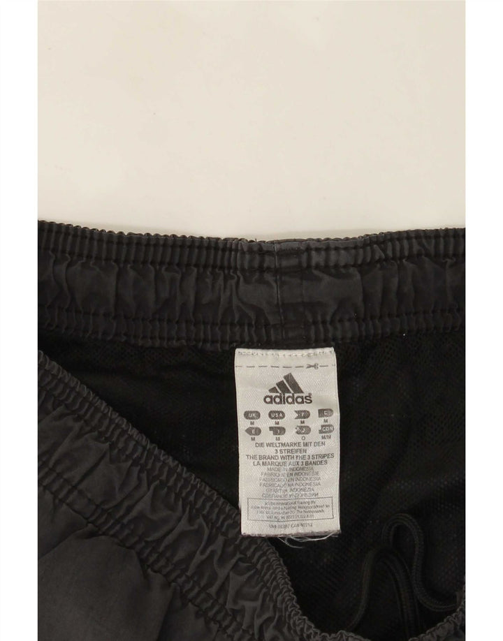 Shorts de natação masculino Adidas médio cinza nylon