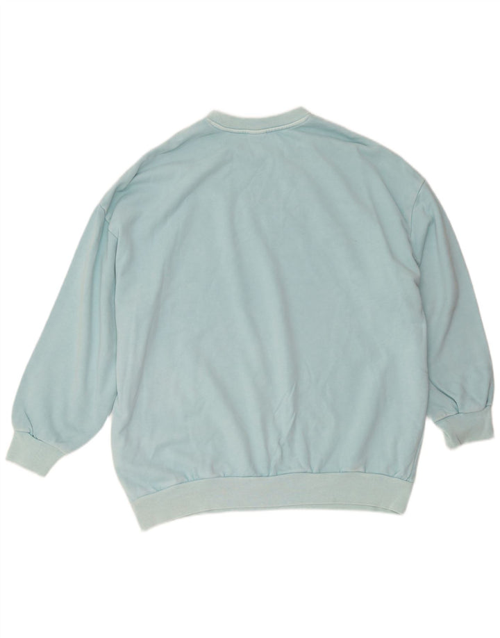 Levi's Mens Graphic Loose Fit Moletom Jumper Pequeno Algodão Turquesa