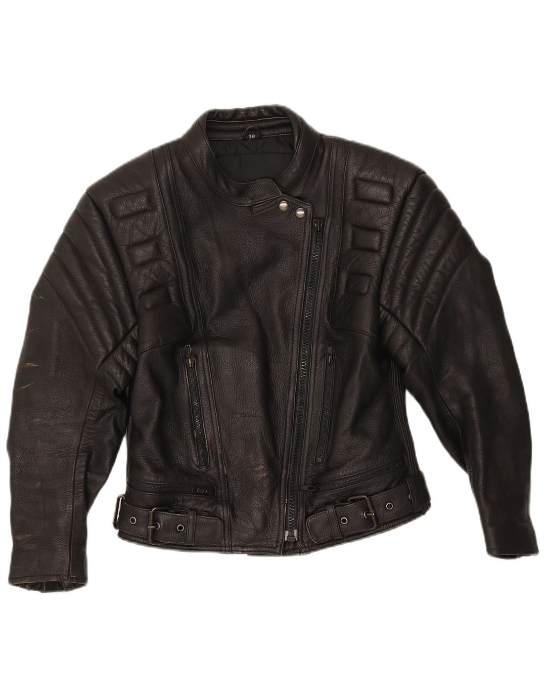 Jaqueta feminina de couro RABERG IT 38 XS preta