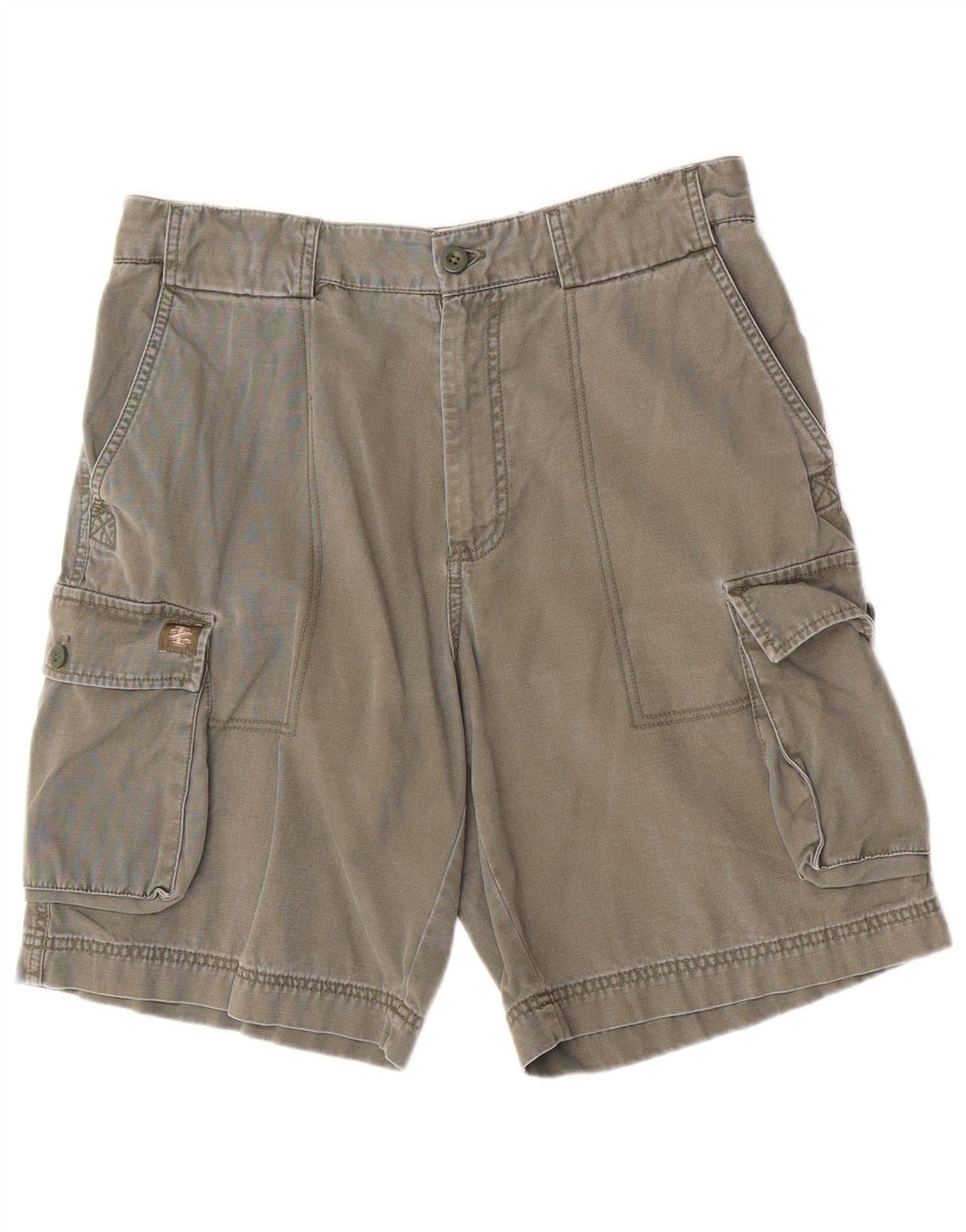 Shorts cargo masculino Izod W32 algodão cáqui médio