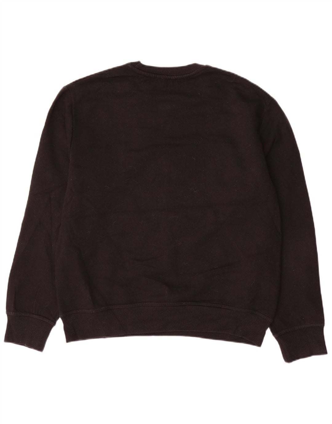 Zara moletom feminino jumper UK 14 médio algodão preto