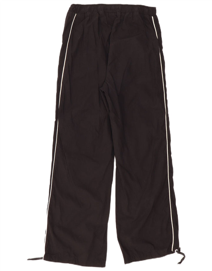 Calça de treino feminina MINT VELVET Reino Unido 14 algodão preto médio