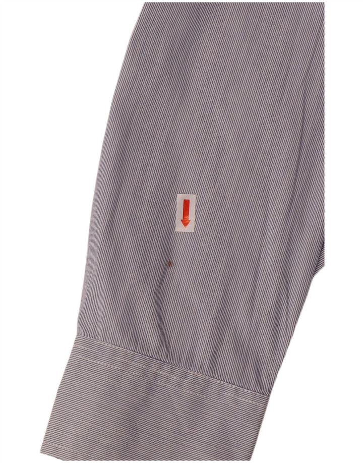 Camisa masculina Cerruti 1881 XL azul risca de giz algodão