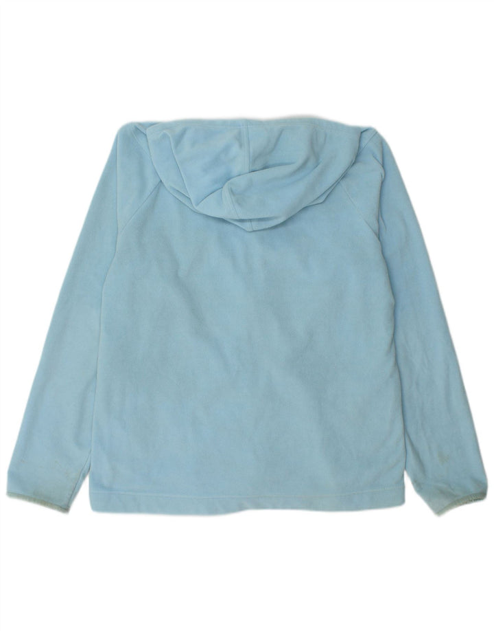 Jaqueta de lã com capuz feminina Reebok UK 18 XL azul poliéster