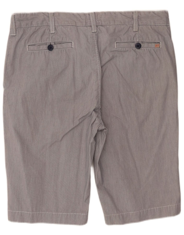 Shorts Chino masculino Scotch & Soda W34 grande algodão listrado azul
