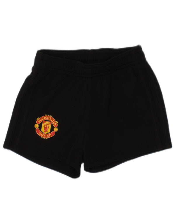 Shorts esportivos Adidas Baby Boys Manchester United 9-12 meses preto poliéster