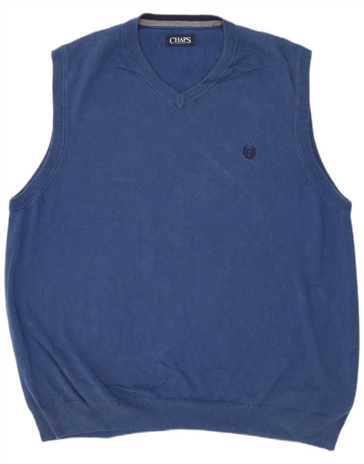 Regata masculina CHAPS colete XL algodão azul