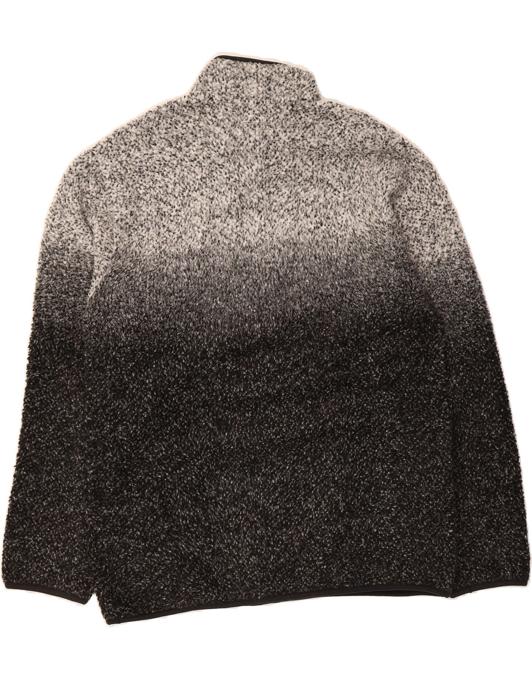 RIFLE Mens Zip Neck Jumper Sweater XL Grey Colourblock Acrylic Vintage Rifle and Second-Hand Rifle from Messina Hembry 
