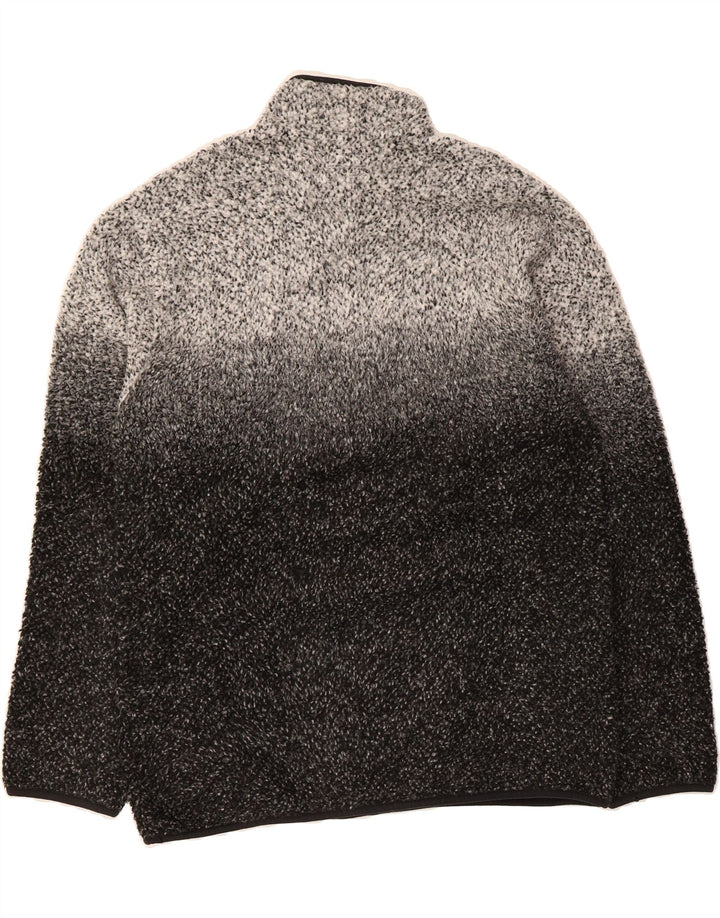 RIFLE Mens Zip Neck Jumper Sweater XL Grey Colourblock Acrylic Vintage Rifle and Second-Hand Rifle from Messina Hembry 