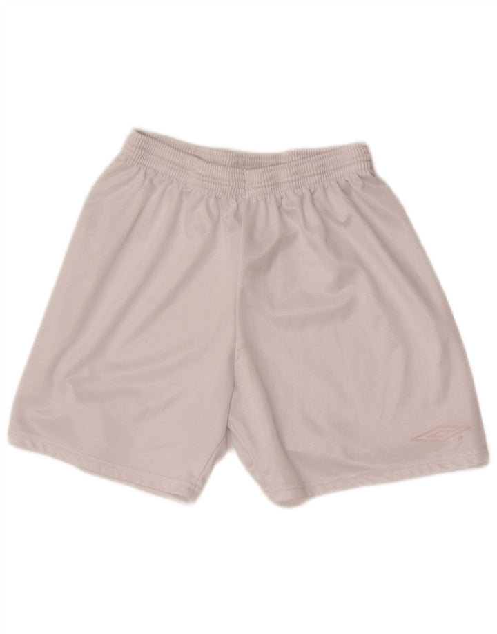 Shorts esportivos masculinos Umbro grandes brancos