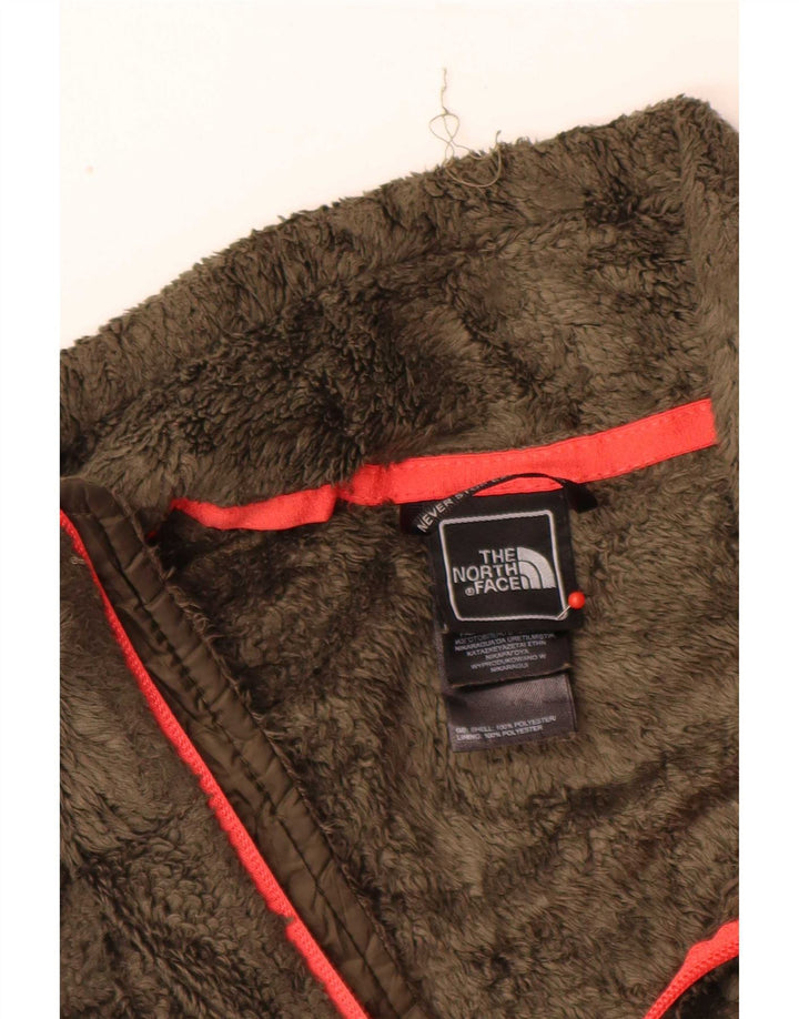 Jaqueta de lã feminina The North Face UK 6 XS poliéster cáqui
