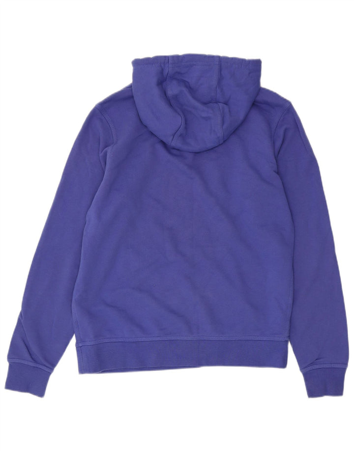 Jumper com capuz gráfico masculino Nike médio azul algodão