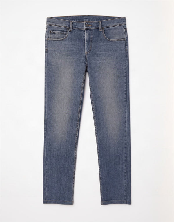 Segunda-feira barata Mens Jeans Slim W33 L31 Algodão Azul