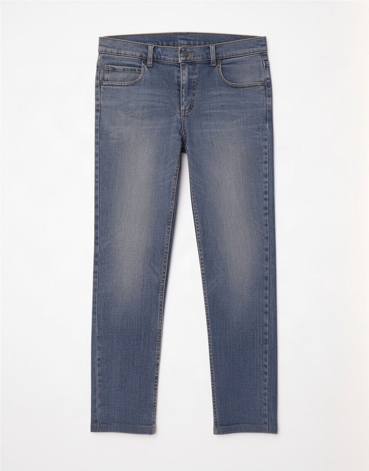 Segunda-feira barata Mens Jeans Slim W33 L31 Algodão Azul