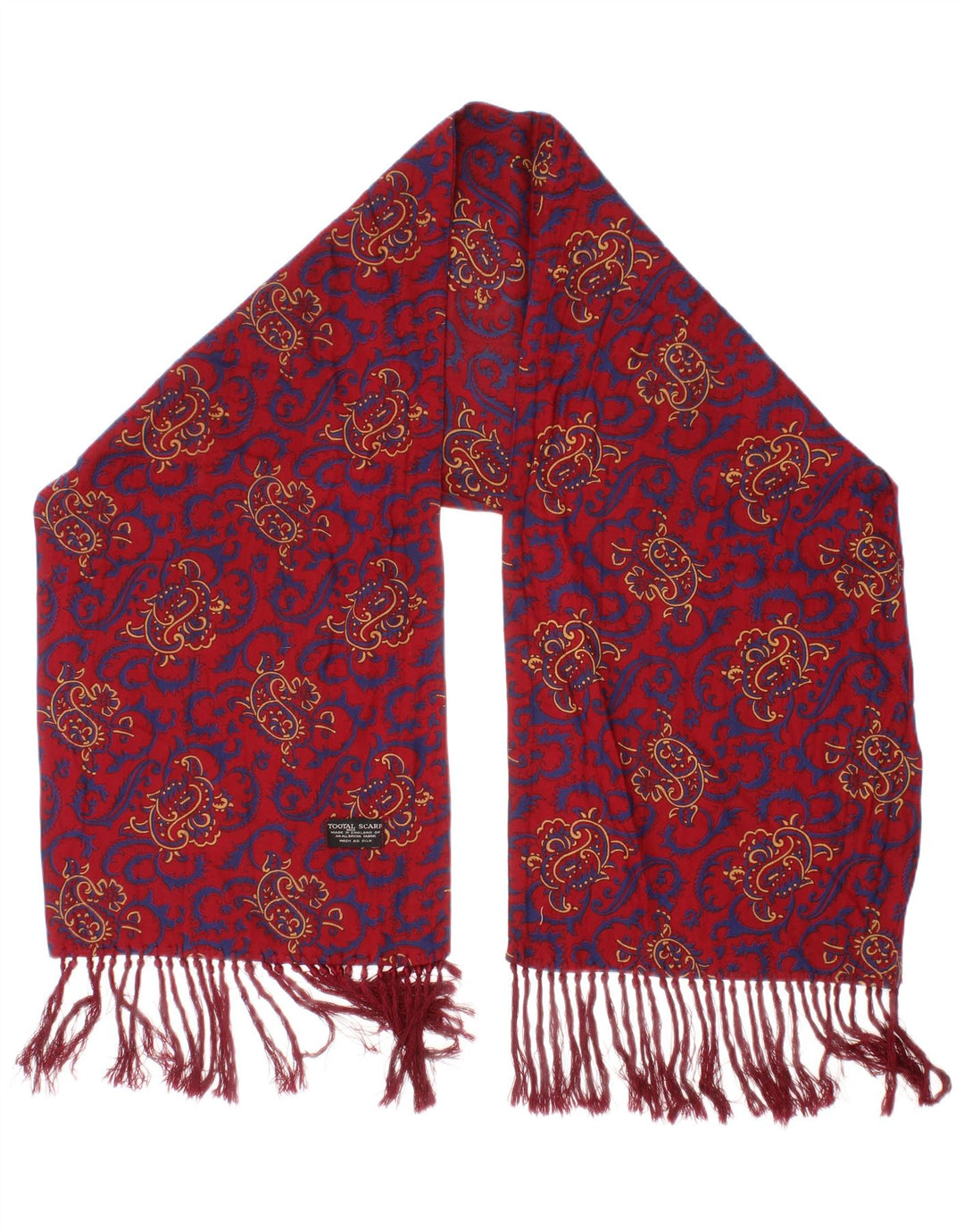 Lenço masculino Tootal tamanho único vermelho Paisley