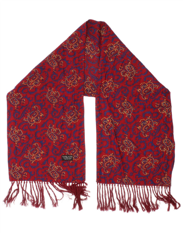 Lenço masculino Tootal tamanho único vermelho Paisley