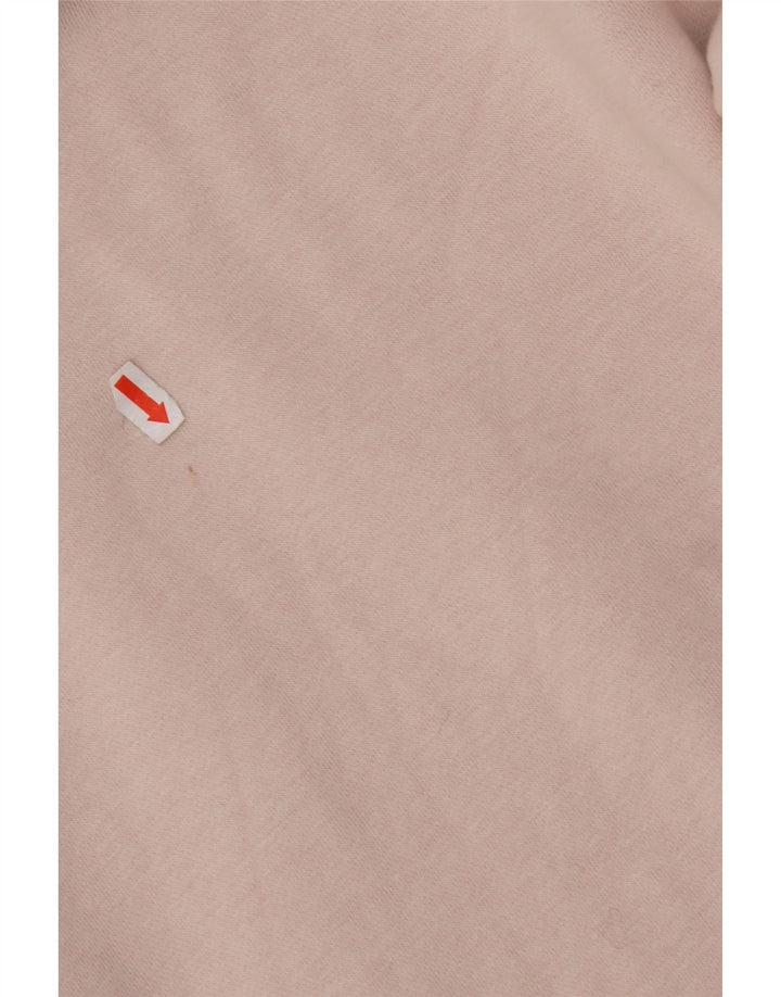 ADIDAS Meninas Graphic Hoodie Jumper 13-14 Anos Rosa Algodão