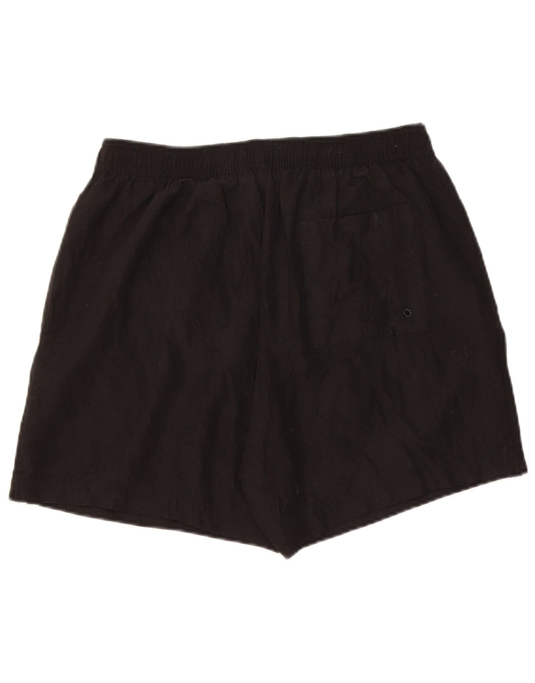 Shorts de natação feminino CALVIN KLEIN UK 14 poliéster preto médio