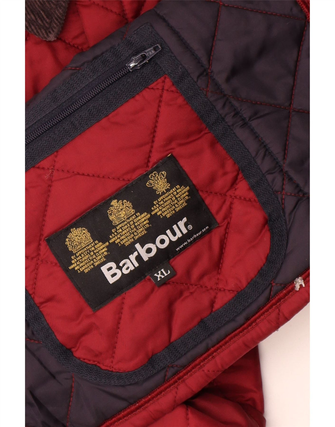 Jaqueta acolchoada Barbour Boys 12-13 anos XL Borgonha