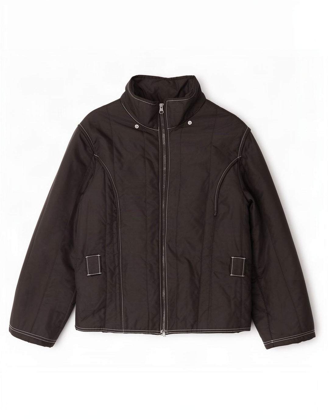 Jaqueta de chuva feminina Refrigiwear UK 14 grande nylon preto