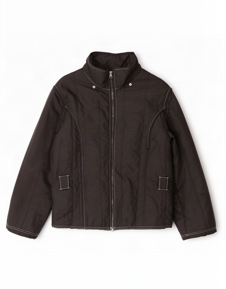 Jaqueta de chuva feminina Refrigiwear UK 14 grande nylon preto