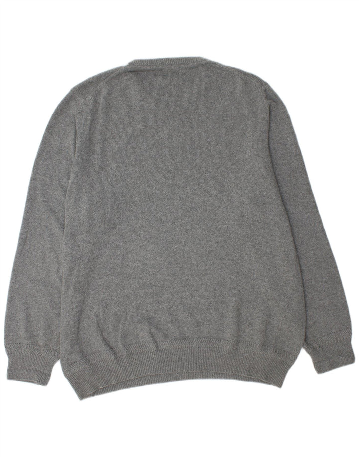 TOG 24 Suéter masculino com gola redonda 2XL algodão cinza