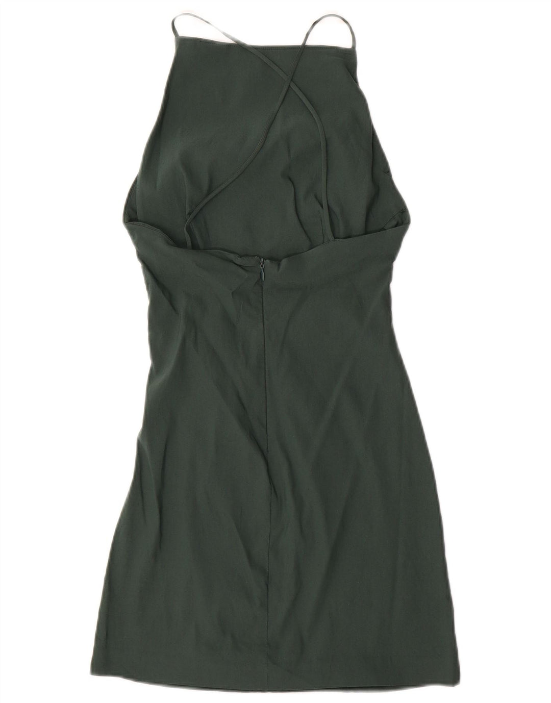 Vestido de verão feminino Zara Reino Unido 8 pequeno verde