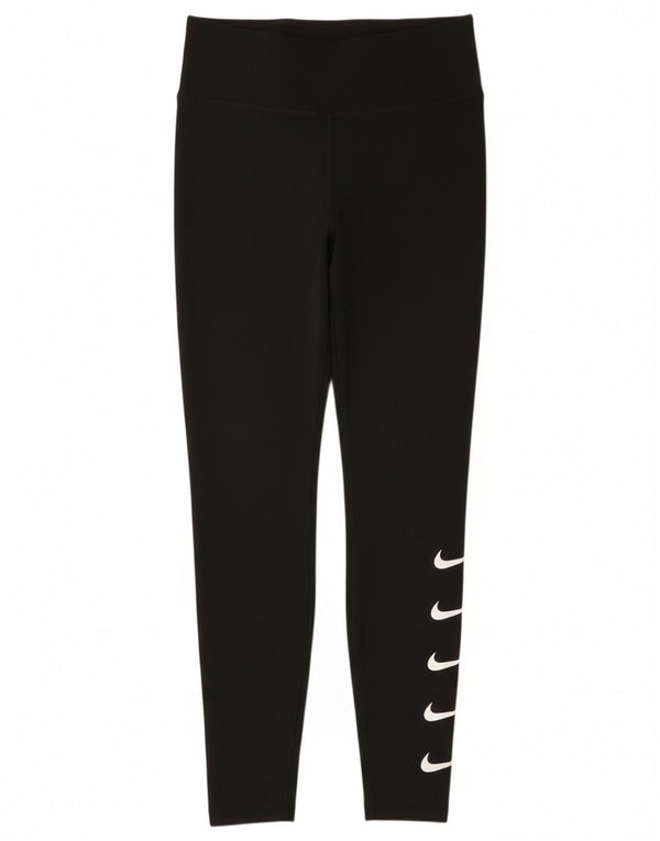 Leggings Nike Dri Fit Graphic UK 10 Pequeno Poliéster Preto
