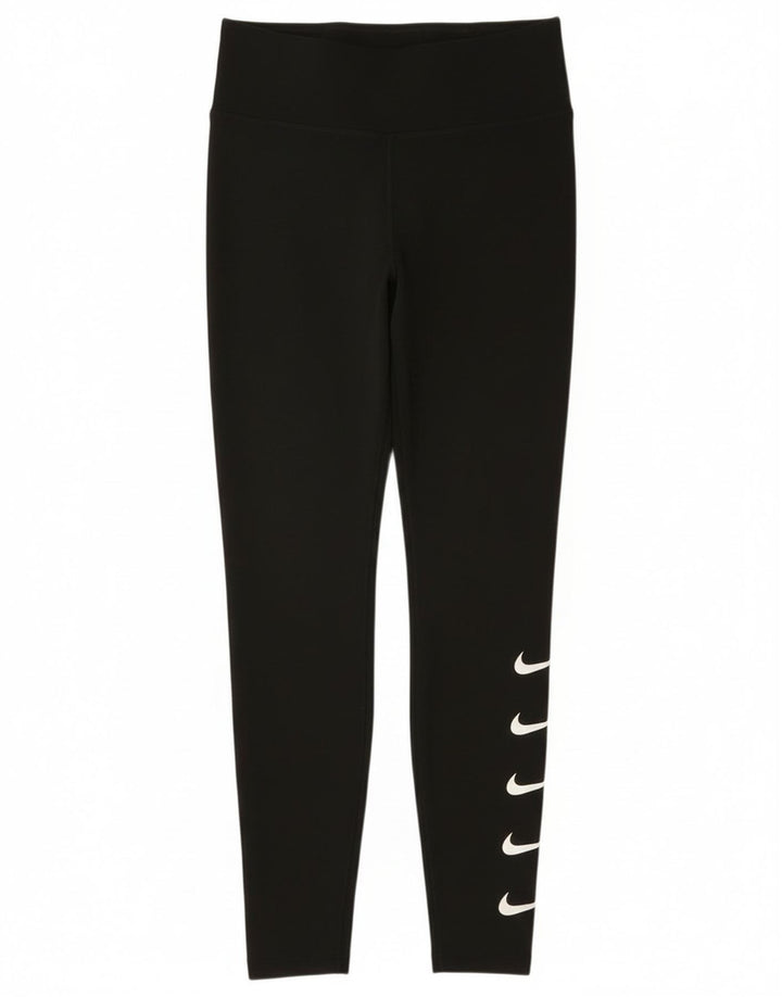 Leggings Nike Dri Fit Graphic UK 10 Pequeno Poliéster Preto
