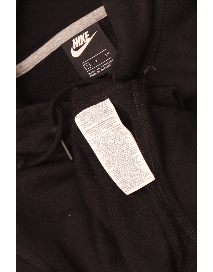 Nike Mens Hoodie Jumper Pequeno Algodão Preto