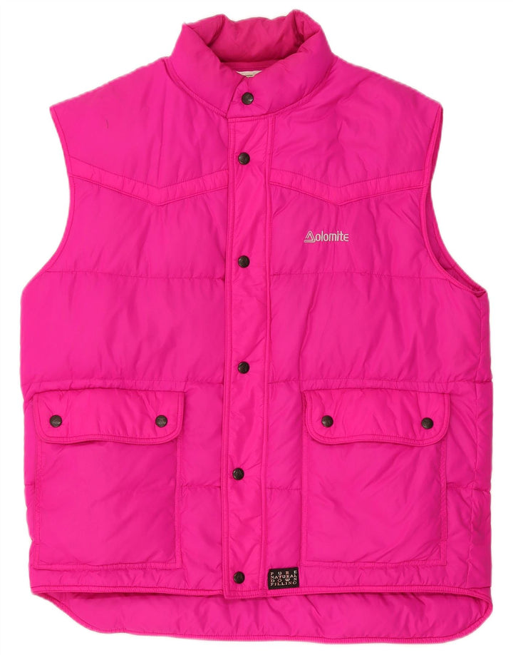Colete acolchoado masculino Dolomite UK 40 grande rosa