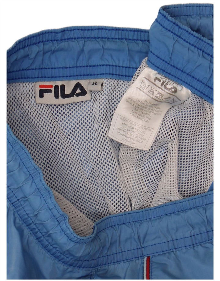 Shorts de banho masculino Fila XL azul poliamida