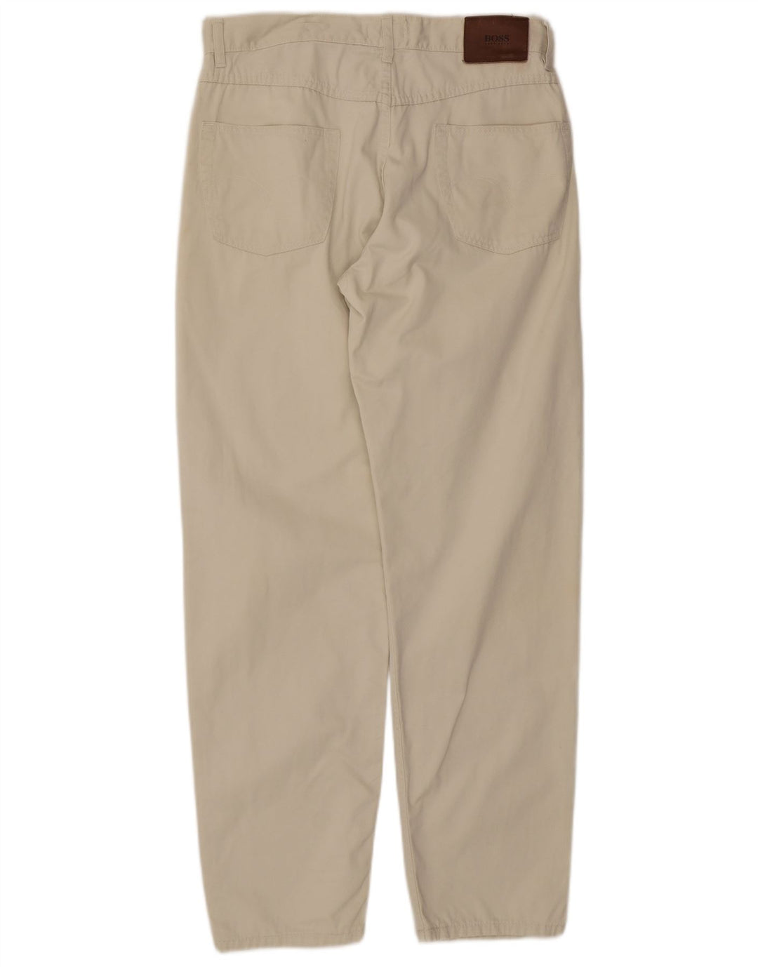 HUGO BOSS Masculino Arkansas Tapered Jeans W34 L32 Algodão Branco