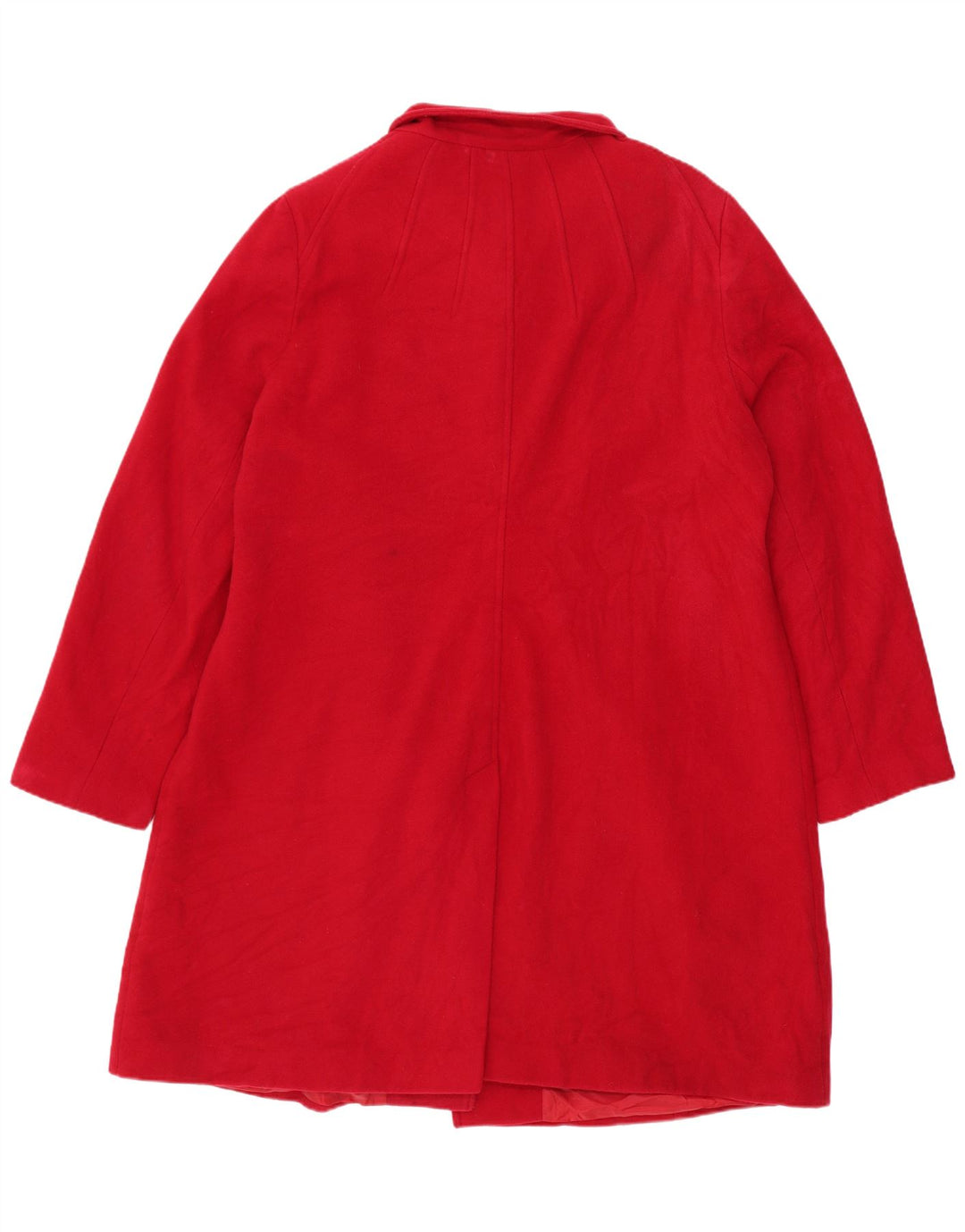 Sobretudo feminino John Lewis UK 18 XL lã vermelha
