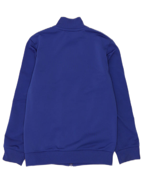 Jaqueta Adidas Meninos Treino Top 7-8 Anos Azul Colorblock Poliéster