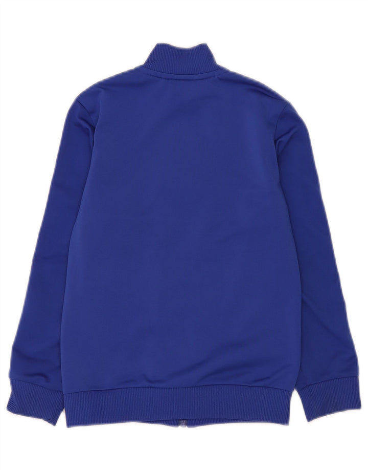 Jaqueta Adidas Meninos Treino Top 7-8 Anos Azul Colorblock Poliéster