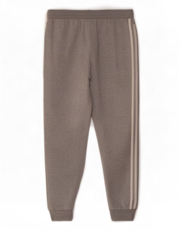 Calça de treino masculina Adidas Joggers cinza médio algodão