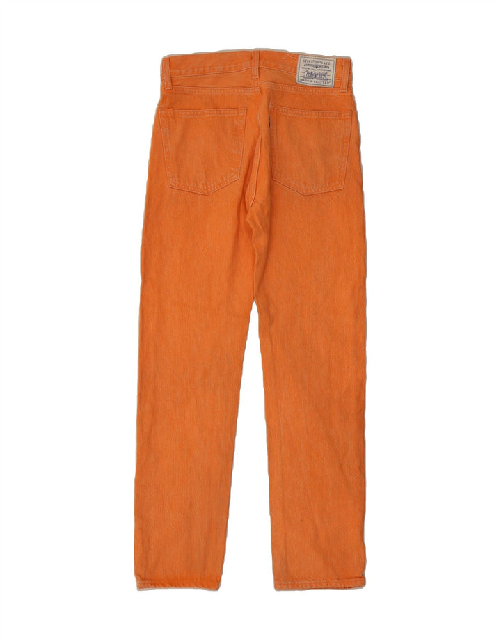 LEVI'S Womens Straight Jeans W26 L28 Orange Cotton Vintage Levi's and Second-Hand Levi's from Messina Hembry 