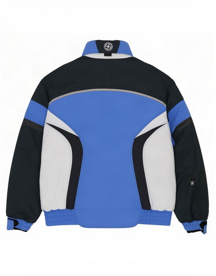 Jaqueta de esqui masculina Colmar com capuz EU 52 grande azul Colourblock poliamida