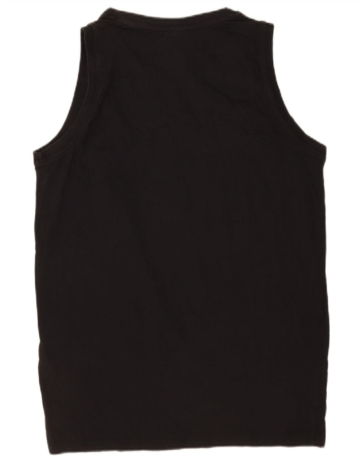 Russell Athletic Mens Colete Gráfico Top 2XL Preto