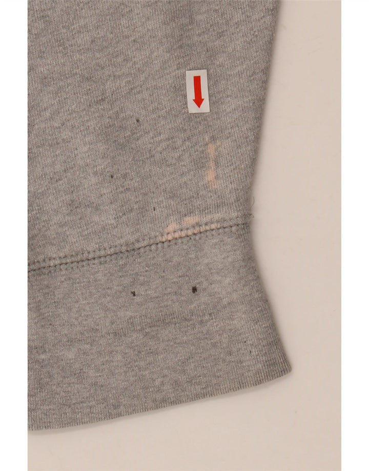 Moletom com capuz masculino Levi's XL cinza algodão