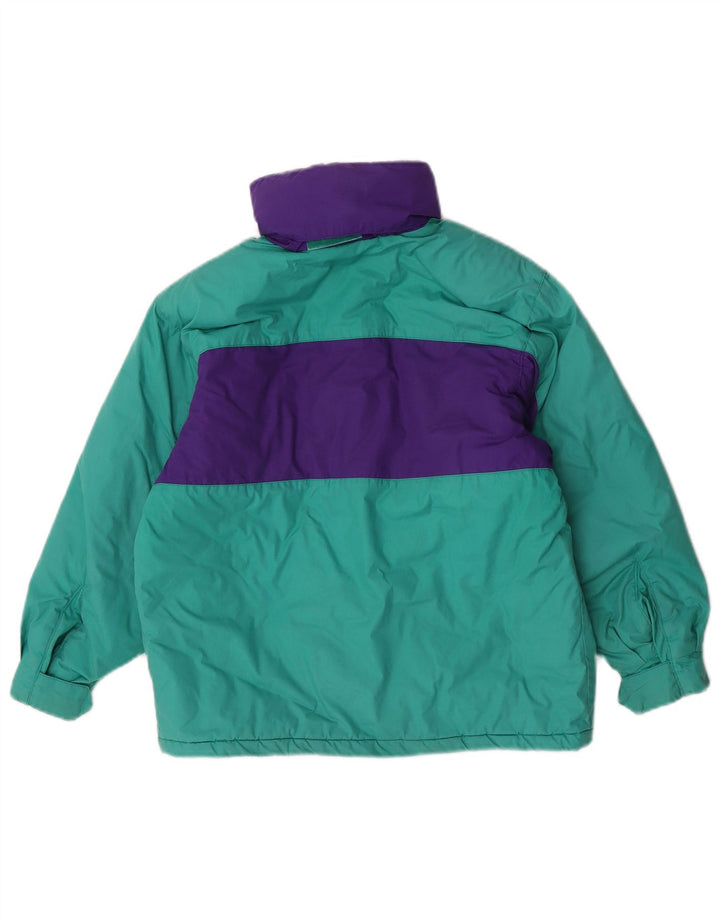 Jaqueta acolchoada com capuz gráfico Fila Boys 9-10 anos verde colorblock