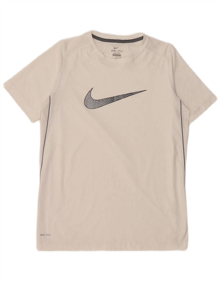 Camiseta Nike Boys Dri Fit Graphic Top 13-14 Anos Branco
