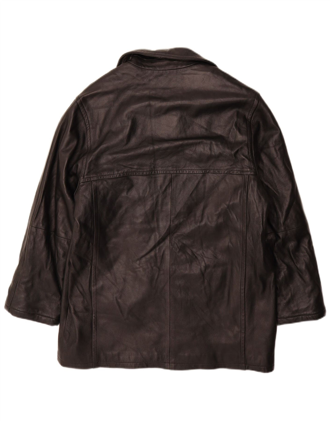 Jaqueta de couro masculina Dario Vetti IT 50 grande couro preto