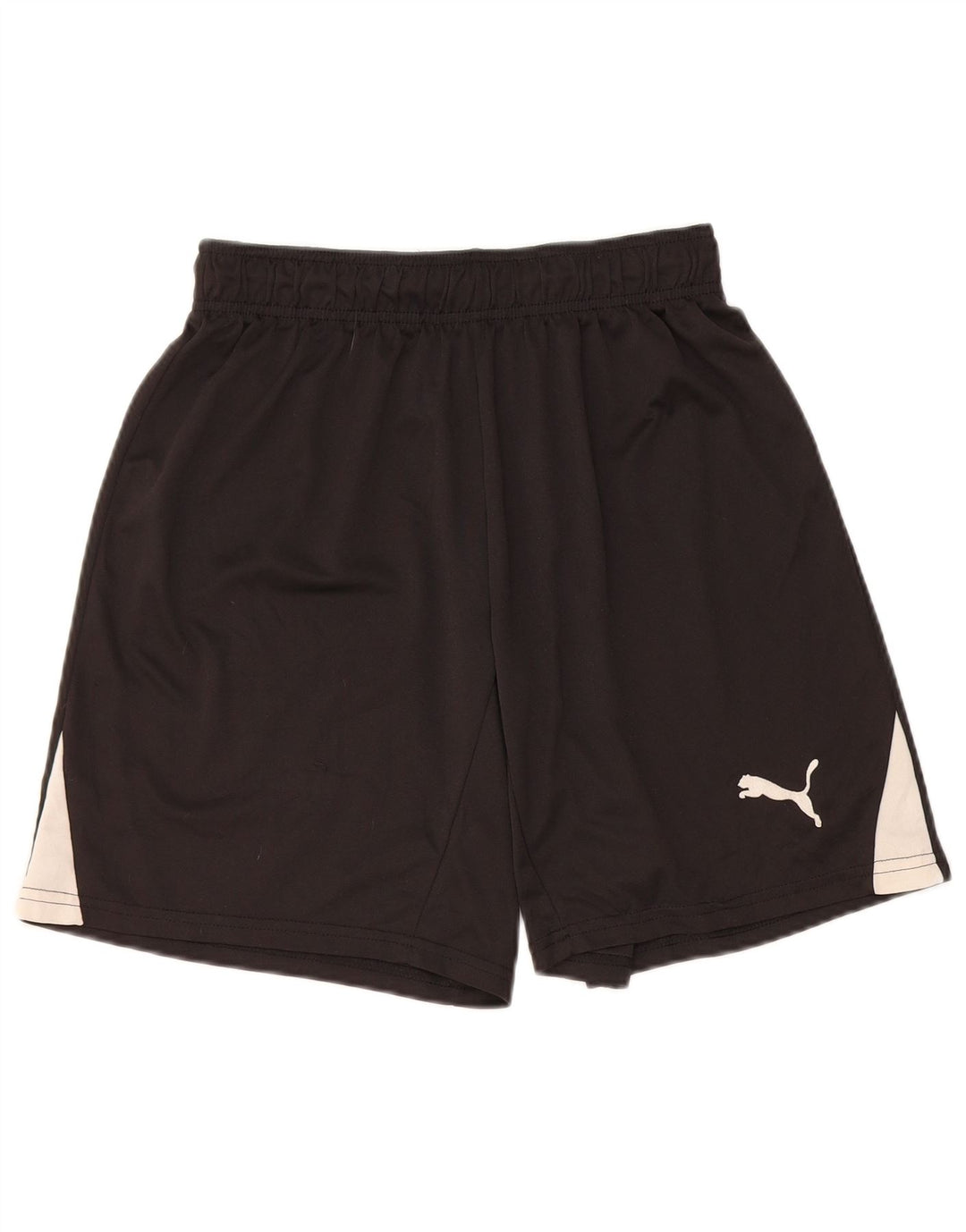 Shorts esportivos masculinos PUMA médio preto colorblock